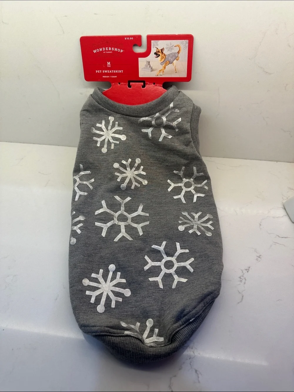 Wondershop Gray Snowflake Pet Tee